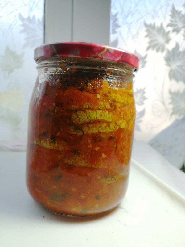 Кабачки в заливке