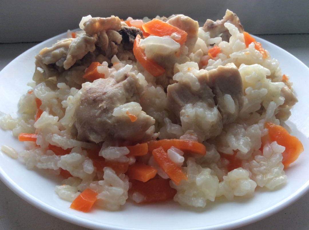 Рис с курицей в мультиварке - очень простой рецепт с пошаговыми фото