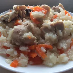 Плов с курицей в мультиварке