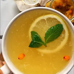 🍵🍋🍯имбирно- лимонно-медовый чай🍯🍋🍵