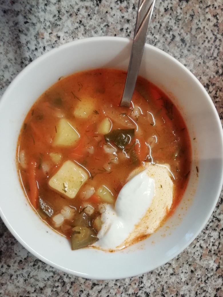 Рассольник овощной