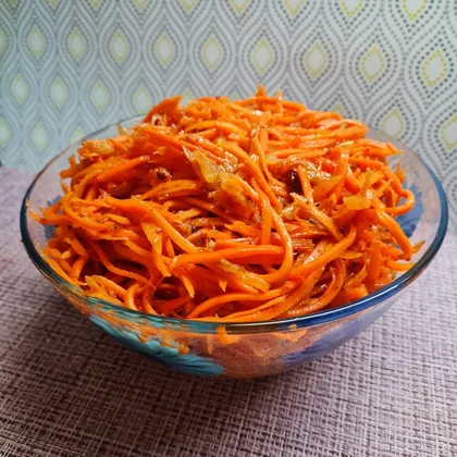 Морковь по-корейски с соевым соусом