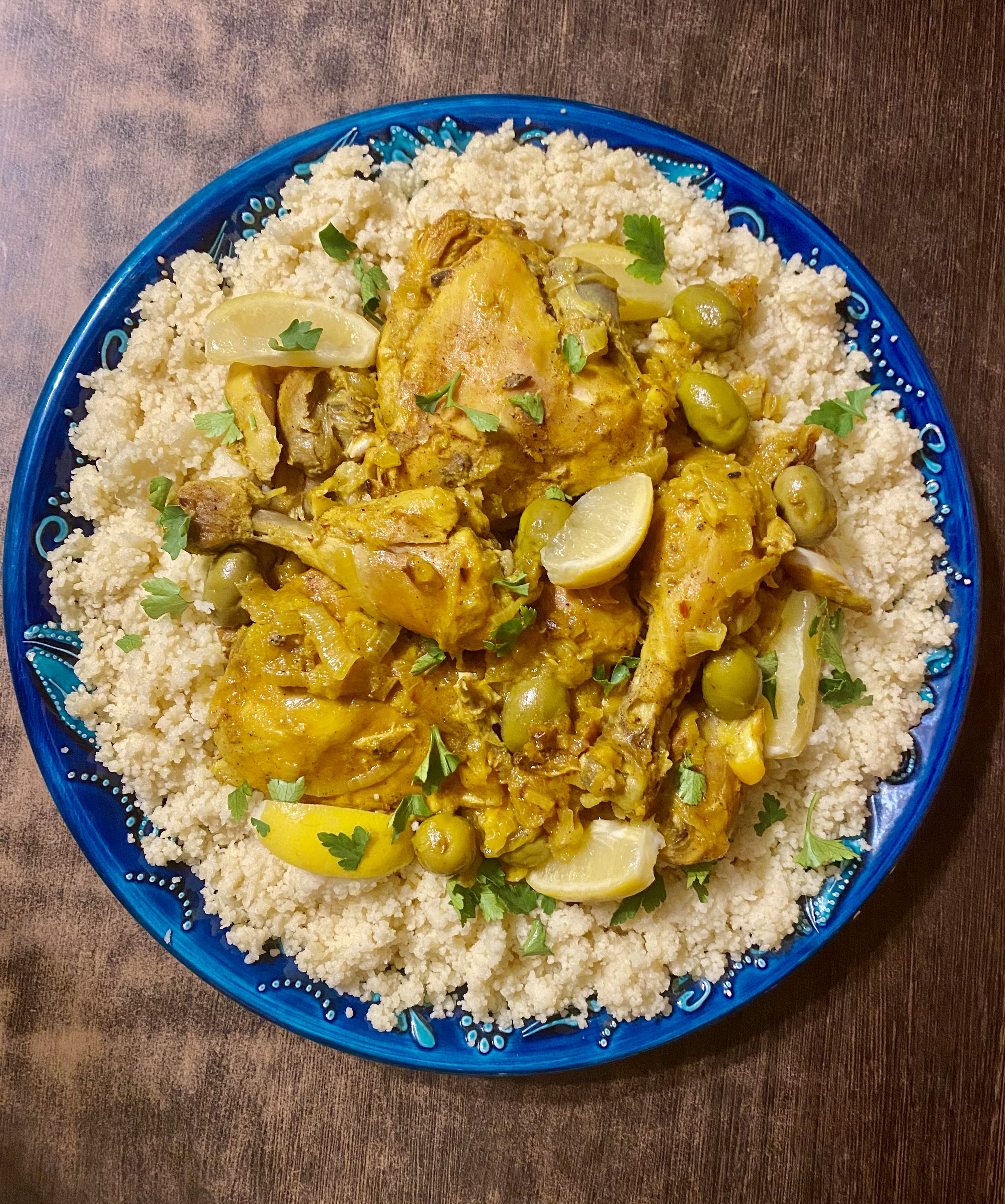 🇲🇦 Тажин из курицы, курица по-мароккански с лимонами (Moroccan chicken tagine)