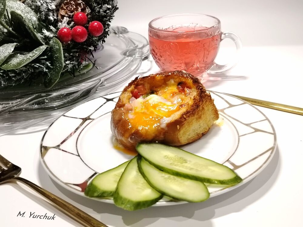  Булочки запеченные с начинкой