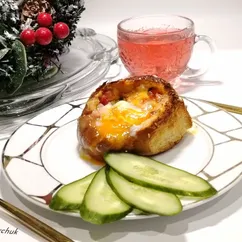  Булочки запеченные с начинкой