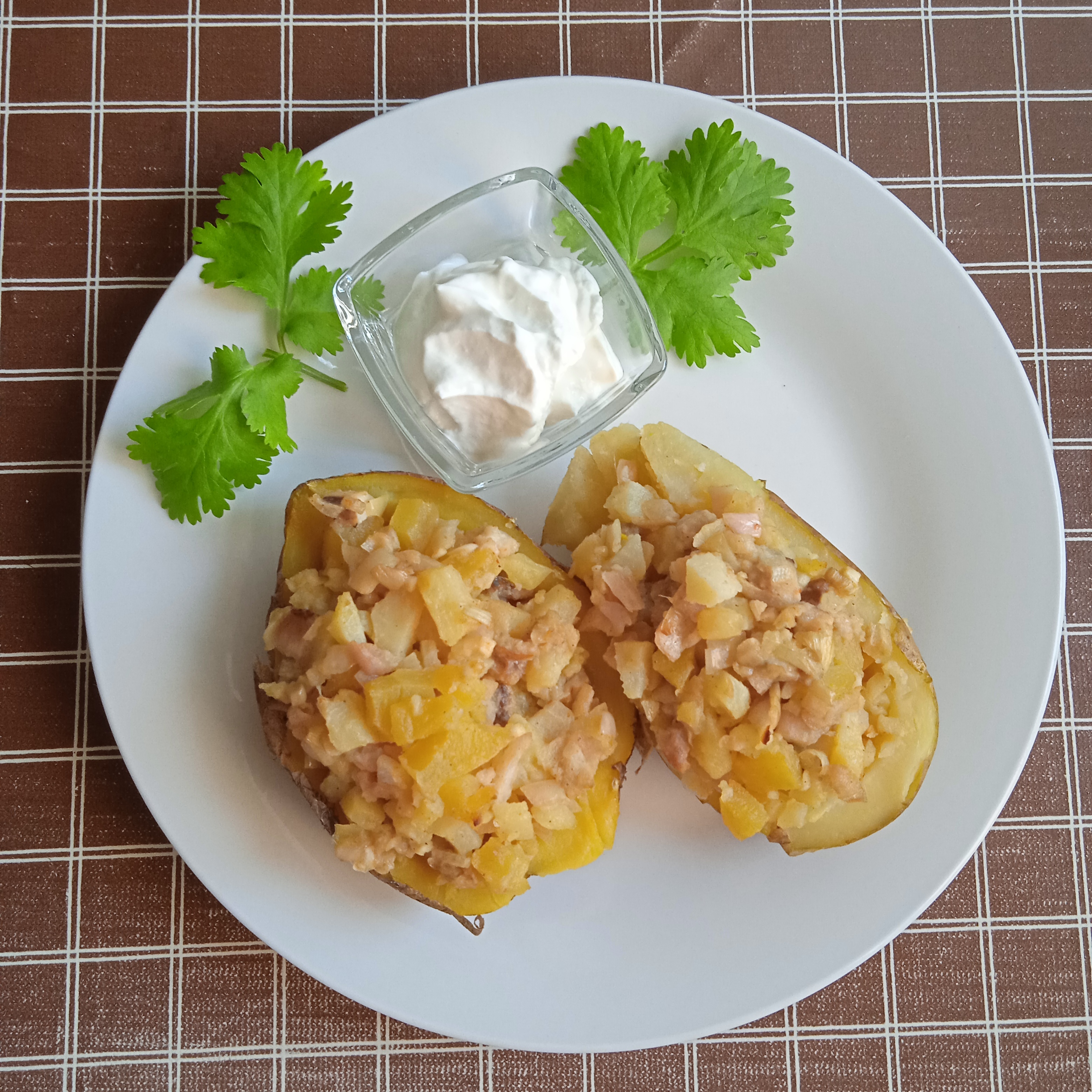 Печёный картофель