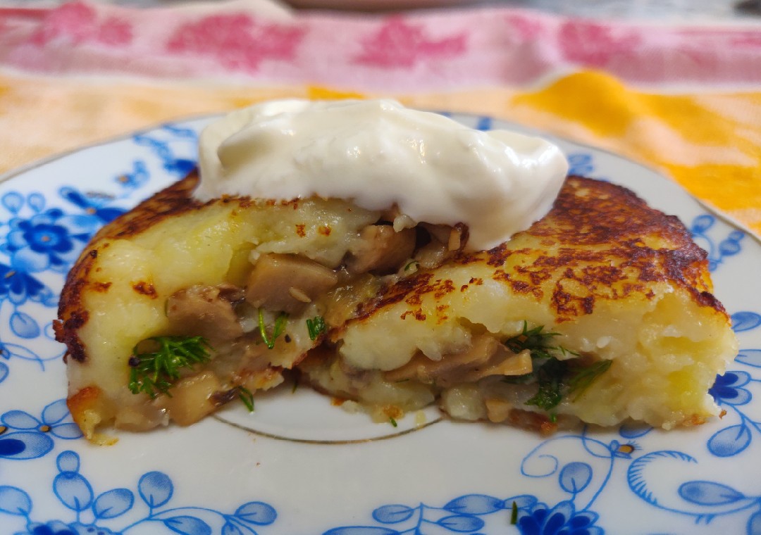 Рецепт картофельных зраз с грибами
