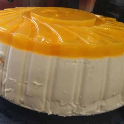Желейный торт с апельсиновым вкусом