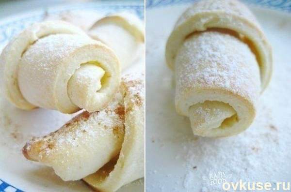 Безумно вкусные и нежные рогалики из творожного теста