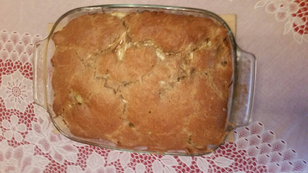 Заливной капустный пирог