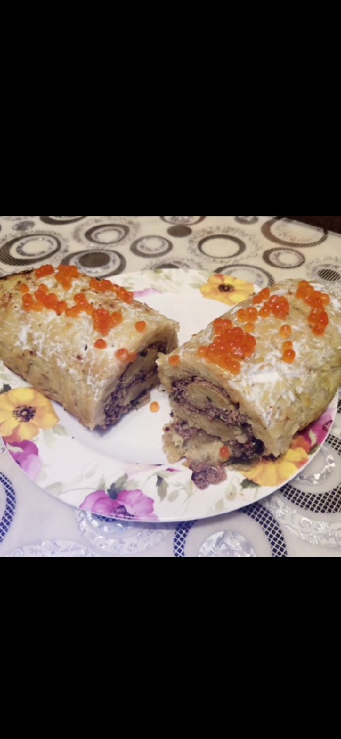 Картофельный рулет