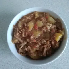 Картошка тушеная с мясом