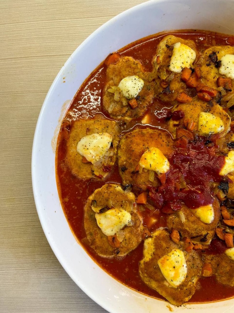 Куриные котлеты с начинкой