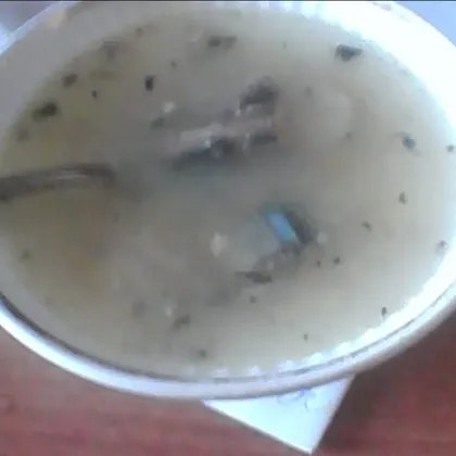 Рыбный суп с тёртым картофелем