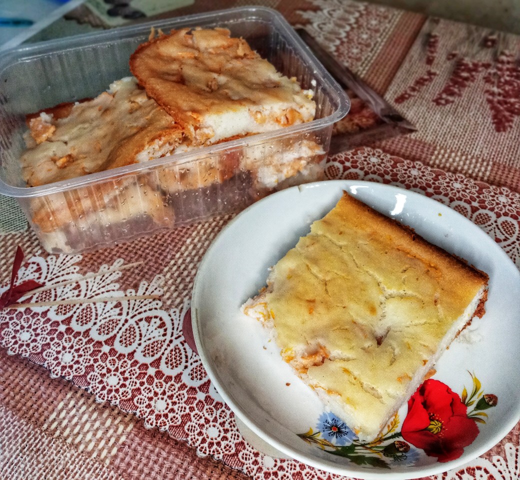 Пирог с морковью и хурмой пп 🥧