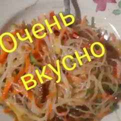 Фунчоза с овощами