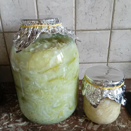Квашеная капуста с яблоками на закваске «Вегаферм»