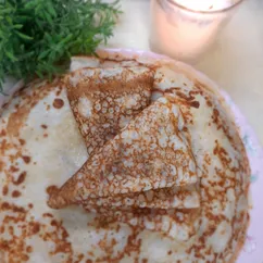 Блины на кефире с минеральной водой