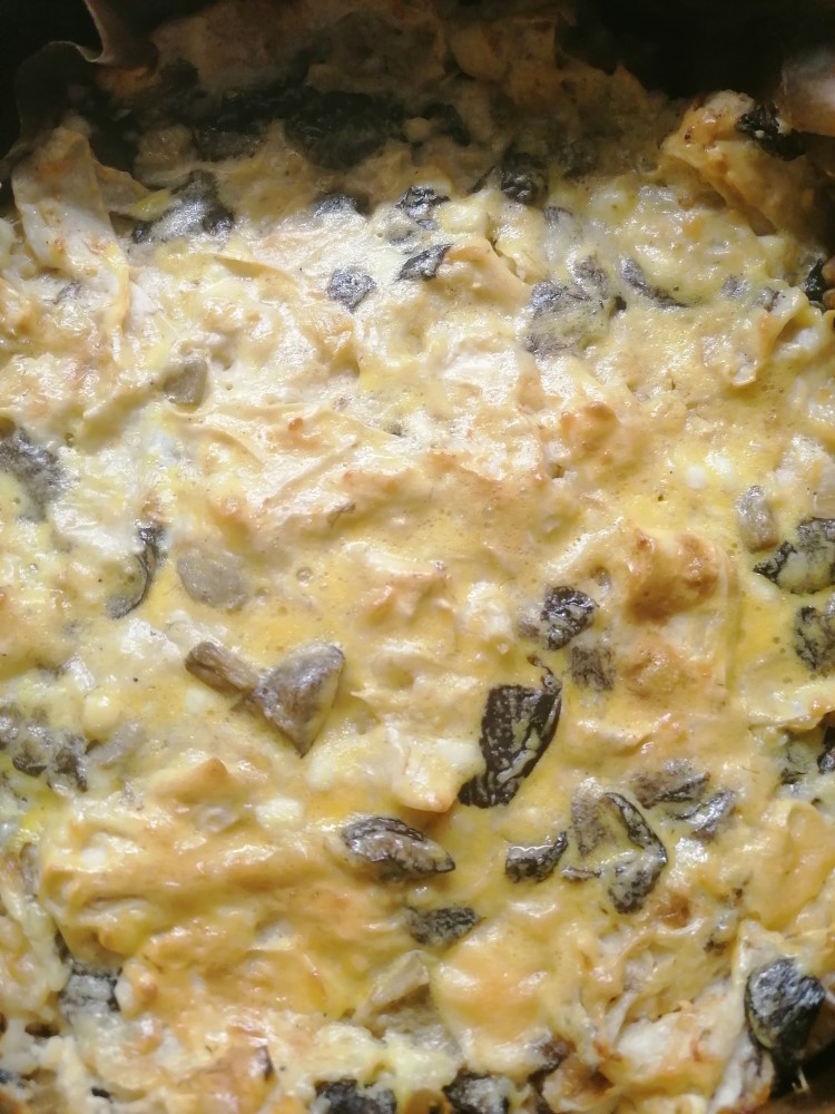 ПП пирог с сыром и грибами
