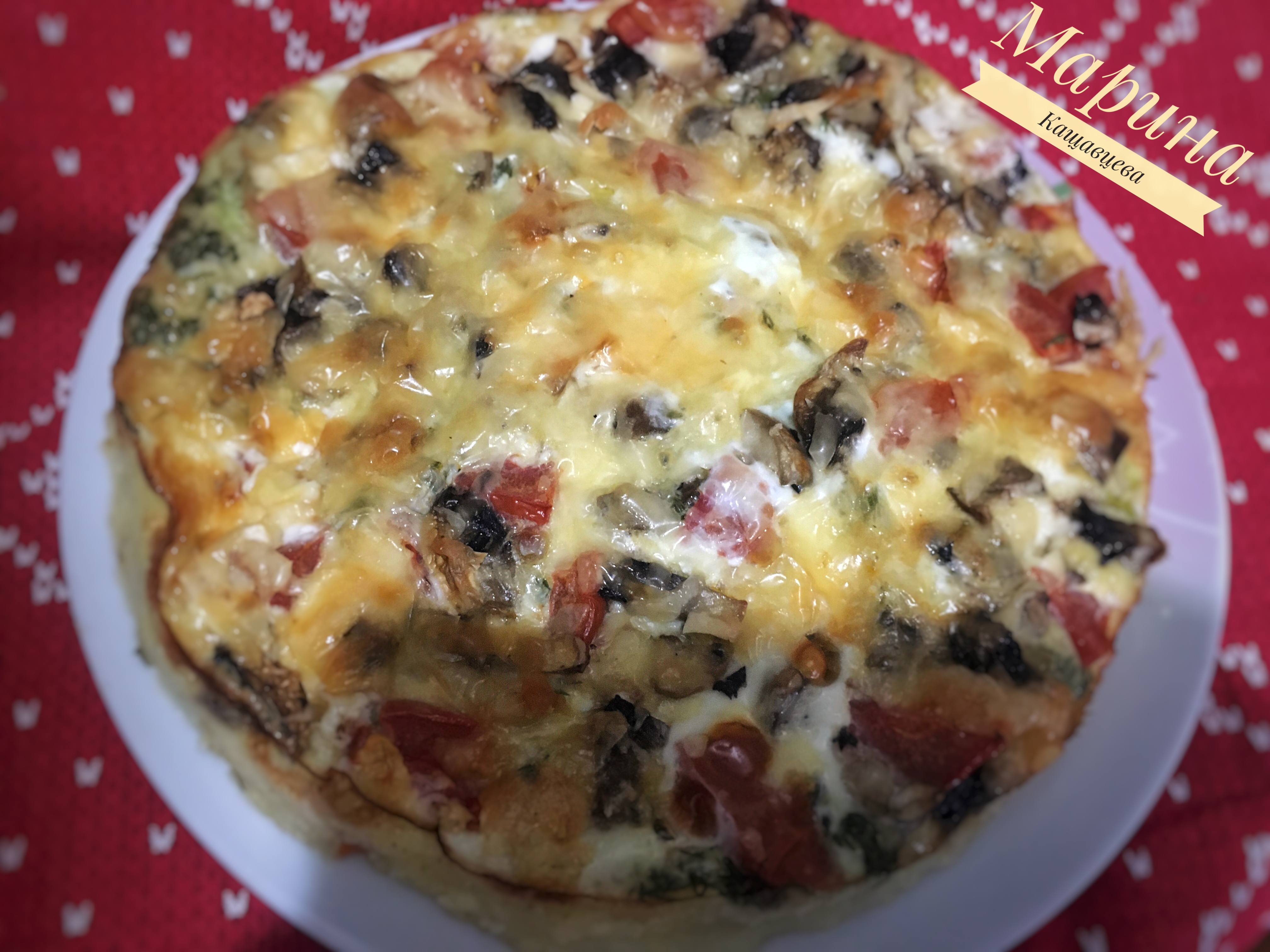 Пицца на картофельной основе 