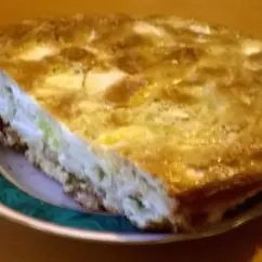 Шарлотка с яблоками и апельсинами