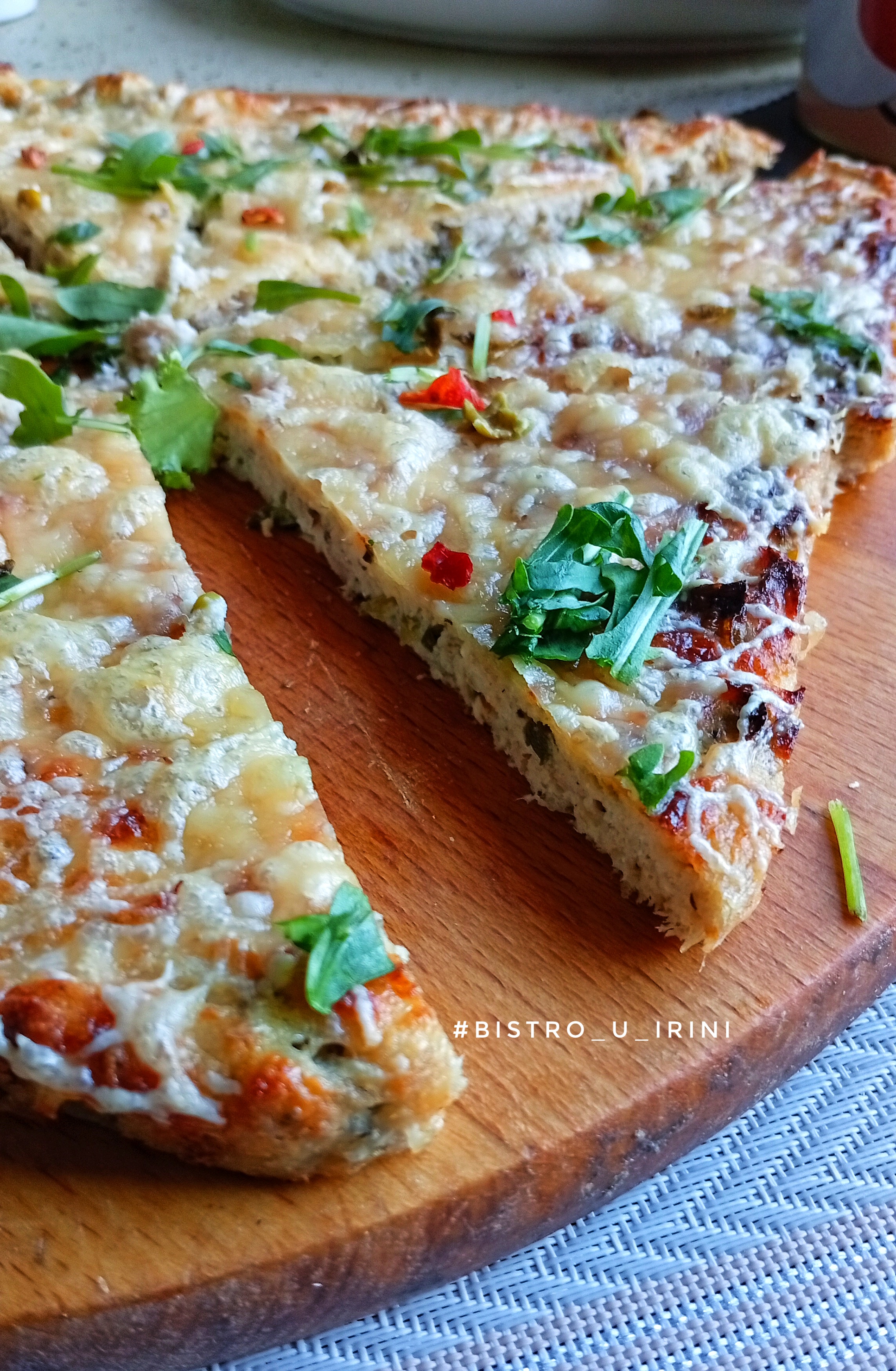Очень вкусная и высокобелковая ПП пицца