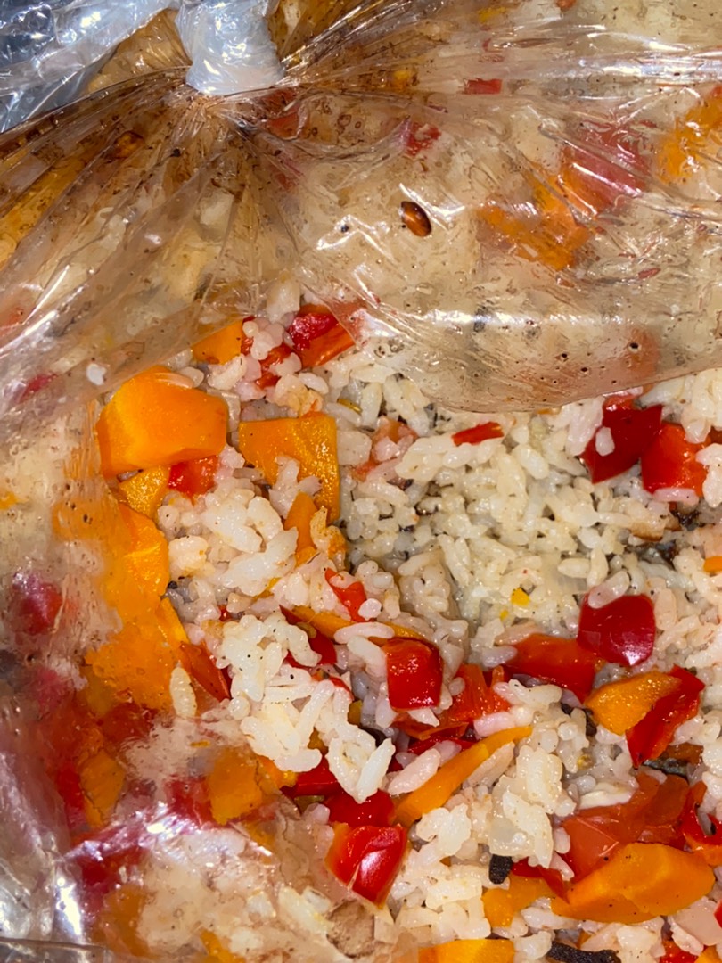 Рис с квашеной капустой в духовке — рецепт с фото пошагово