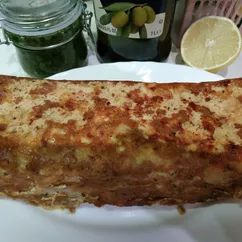 Мясной кирпичик на подушке