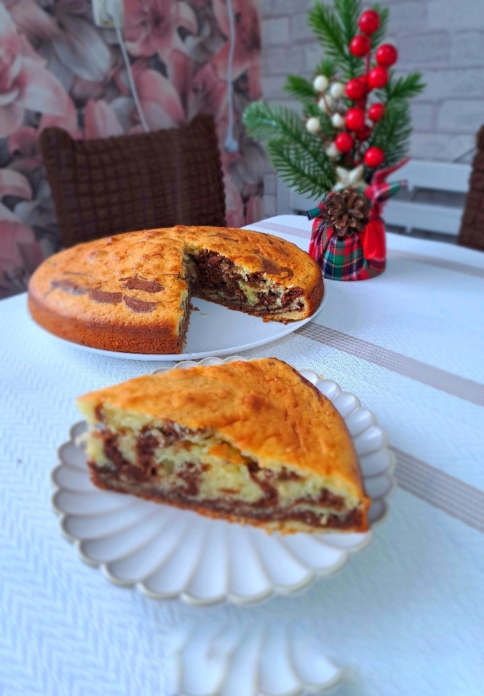 Пирог "Зебра"