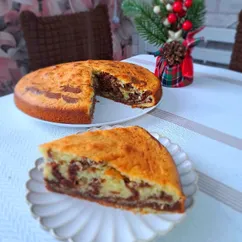 Пирог "Зебра"