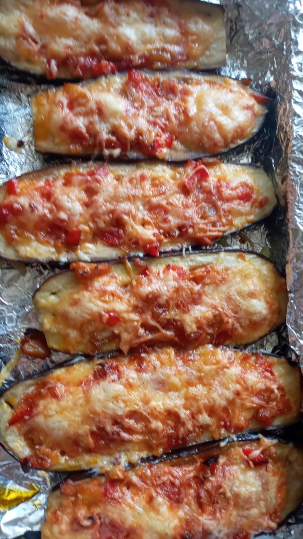 Лодочки баклажанные