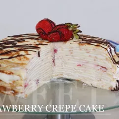 Блинный торт с клубникой | Strawberry crepe cake