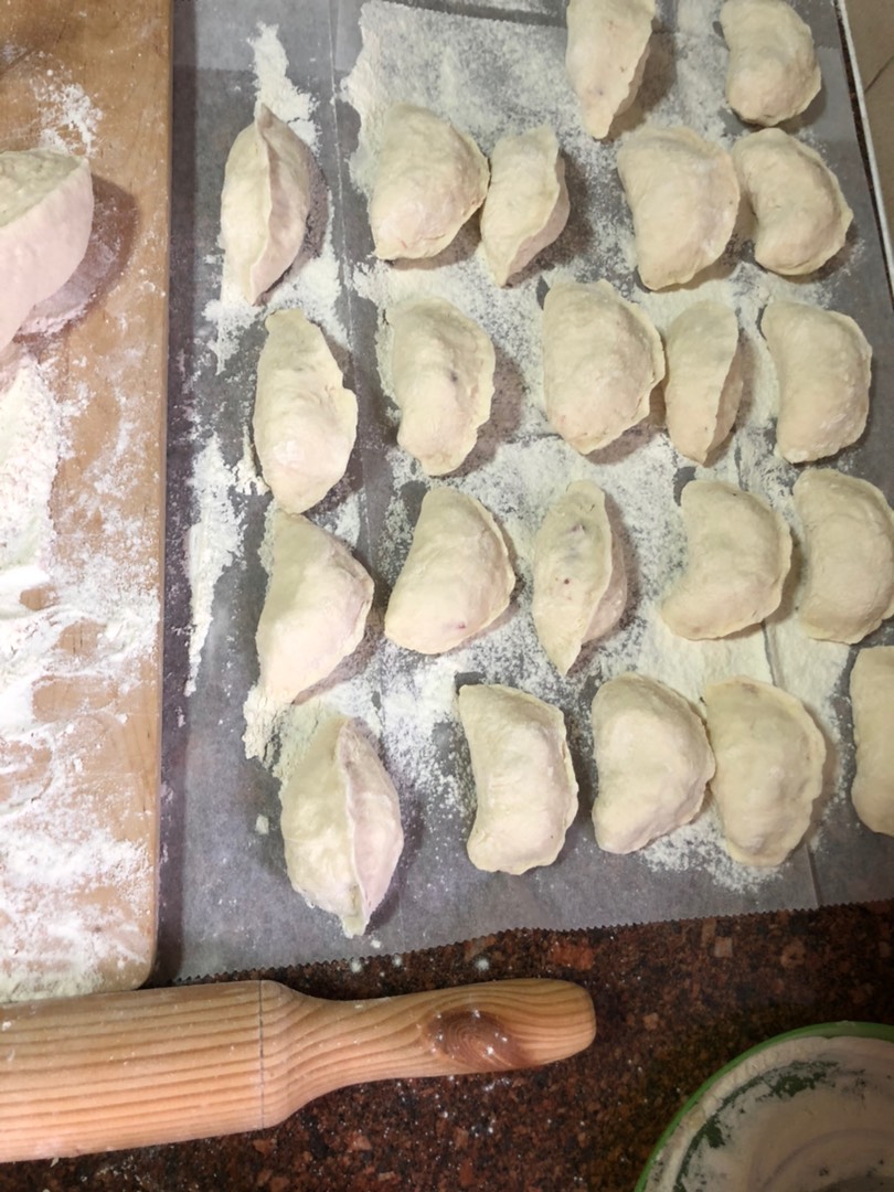 Вареники на пару