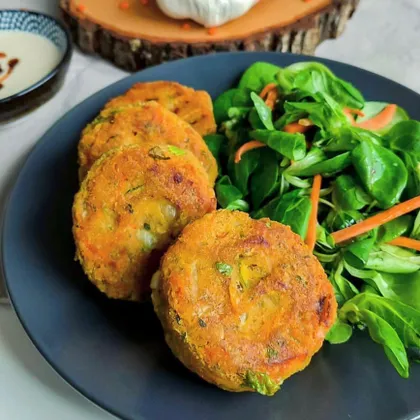 ЧЕЧЕВИЧНЫЕ КОТЛЕТКИ С ОВОЩАМИ🥙