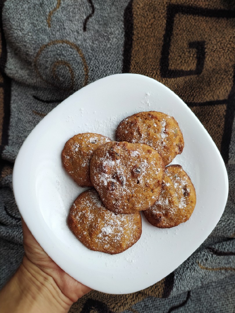 Овсяное печенье с клюквой и орехами