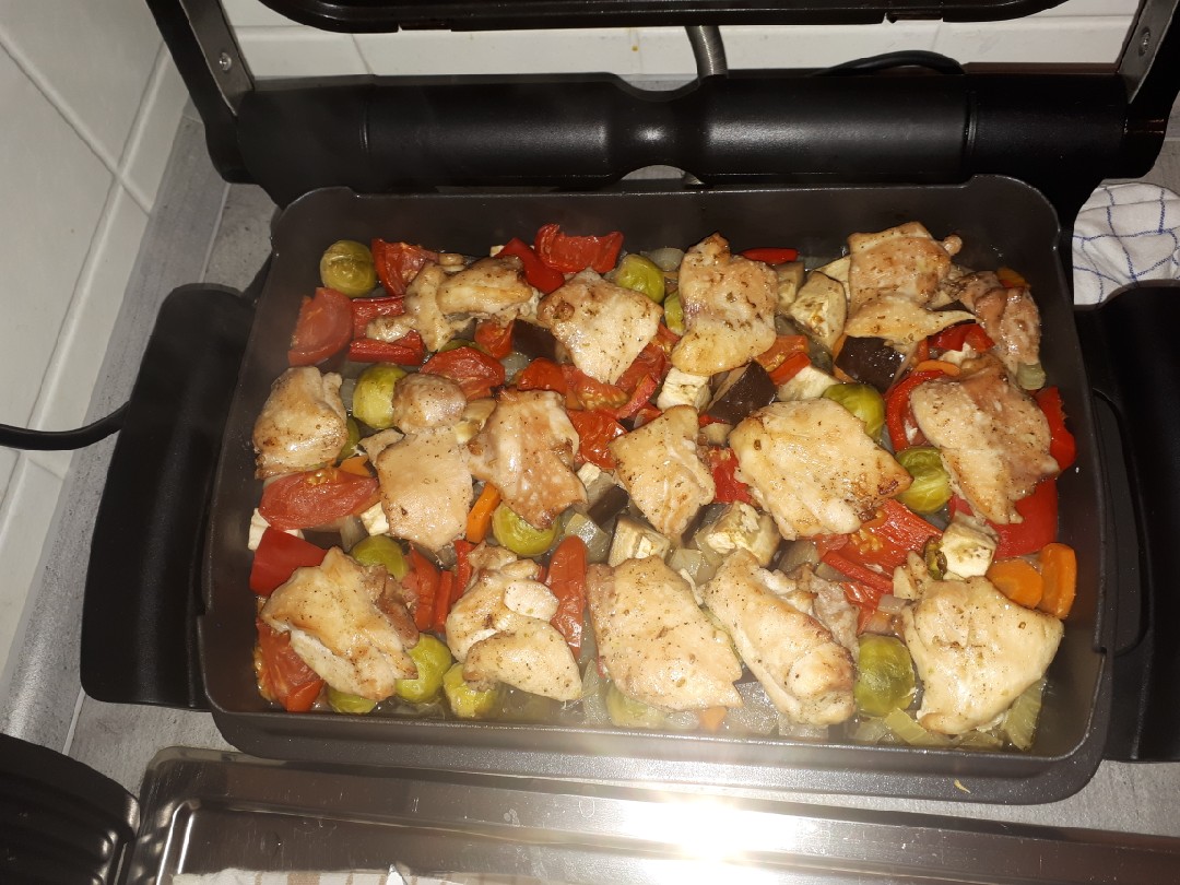Куриное филе с овощами в духовке - пошаговый рецепт с фото на Готовим дома