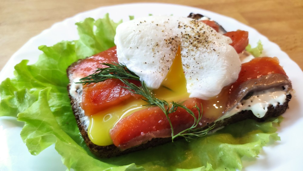 Бутерброд с ЯЙЦОМ ПАШОТ