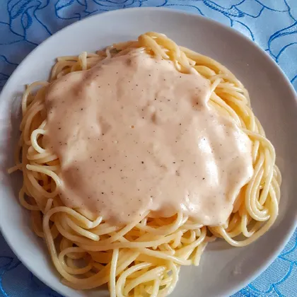 Спагетти с соусом 'Бешамель'