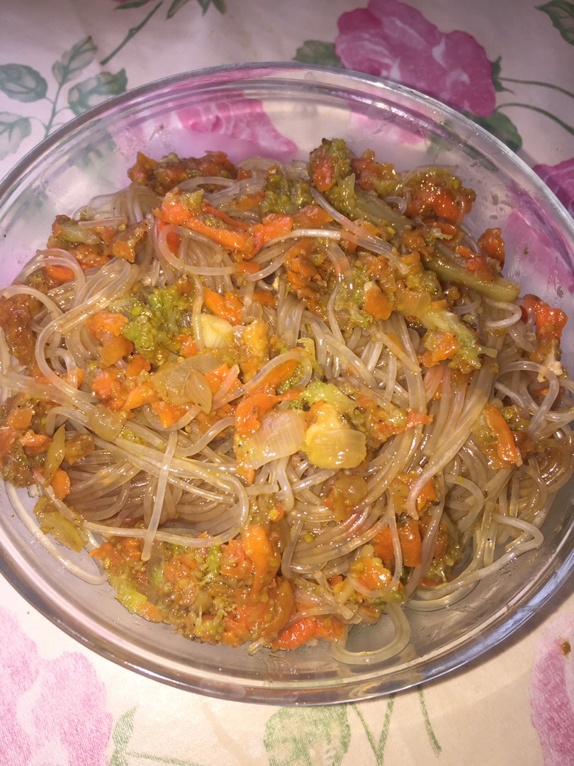 Фунчоза с овощами