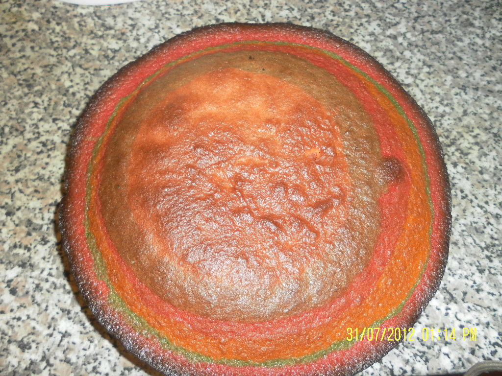 Радужный пирог