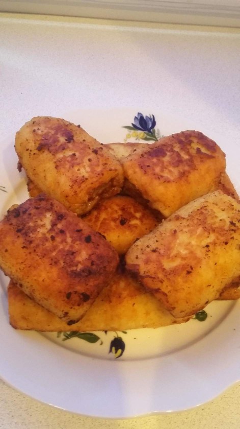 Картофельные рулетики с мясом