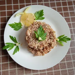 Курица с гречкой и пшеном