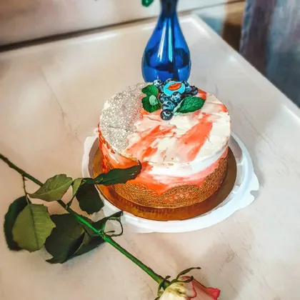 Торт "Клубника-Базилик"