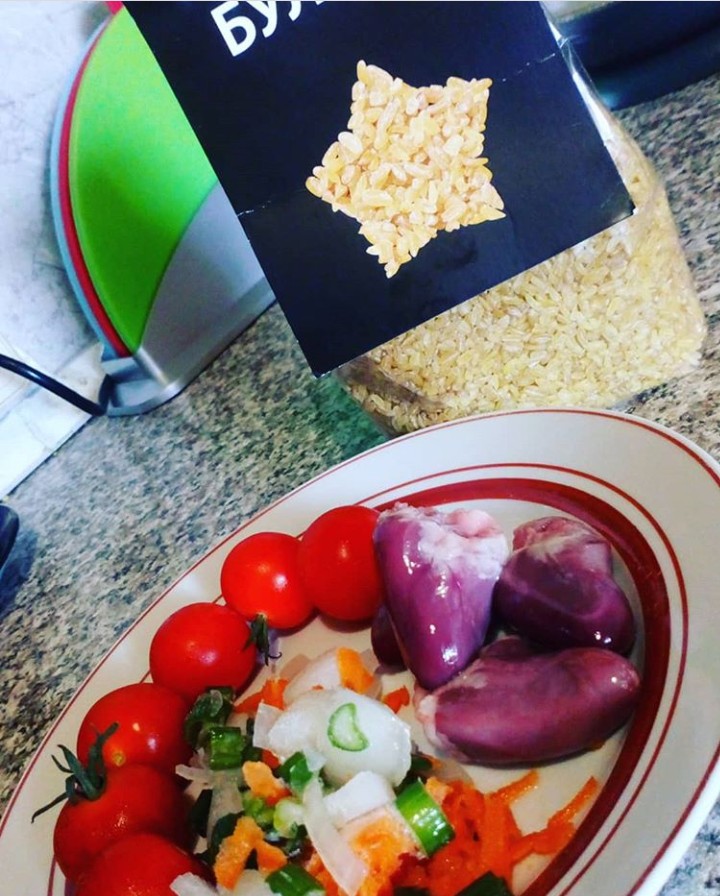 Булгур с сердечками