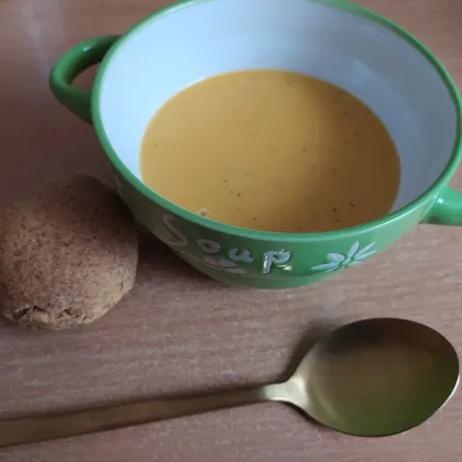 Нежный тыквенный суп-пюре с сыром и сливками