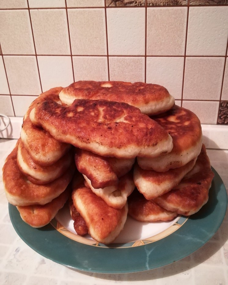 Пирожки с горохом жареные на сковороде как у бабушке в деревне