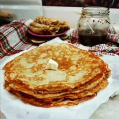 Сладкие блинчики с корицей🥞🍯