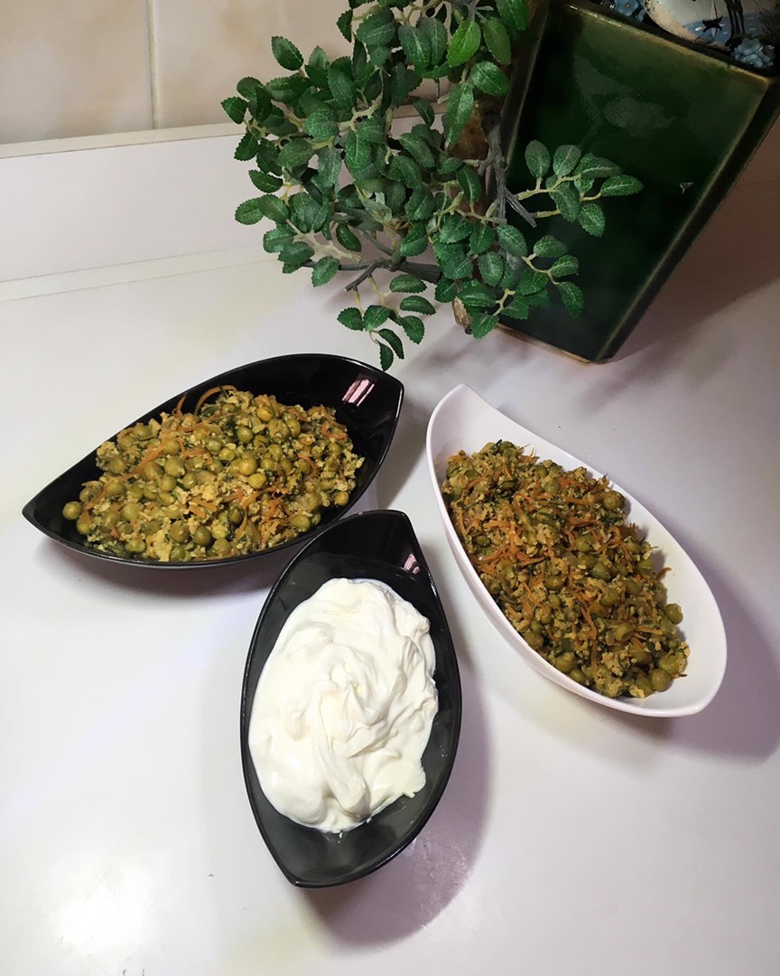 Горох с морковкой 👩🏻‍🍳