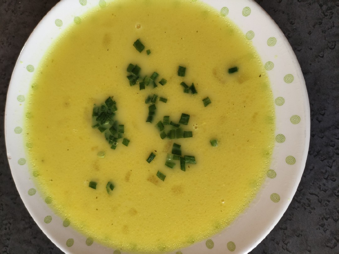 Сырный суп с куркумой