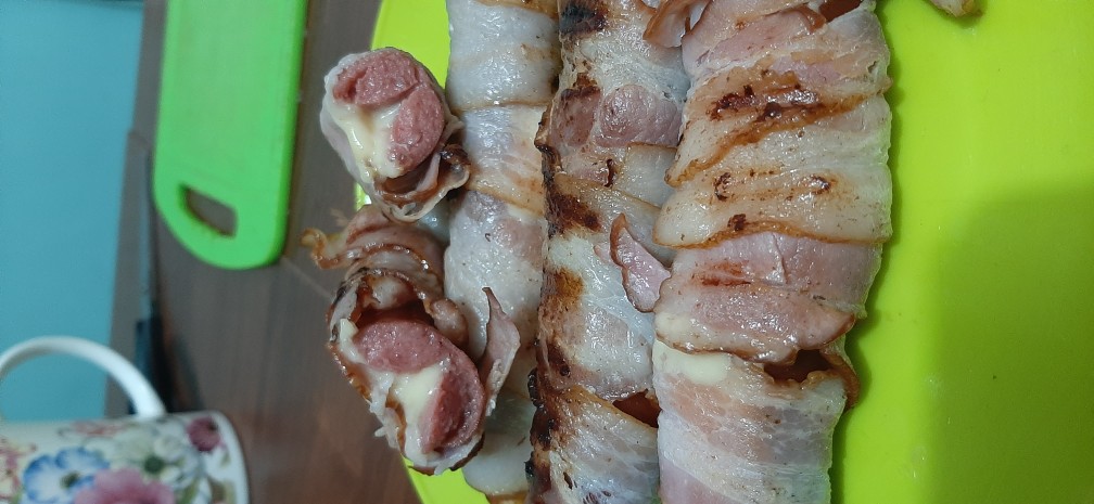 Охотские колбаски в шубе